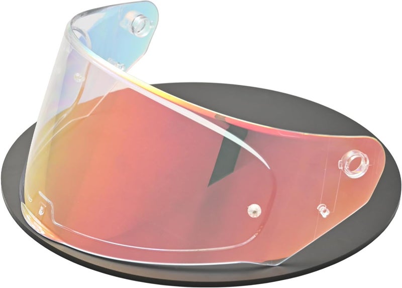 Logto Compatible with LS2 FF353/320/328/800 Helmets Visor Tint Replacement Motorcycle Helmet Face Shield (Revo Clear Red) - Image 1